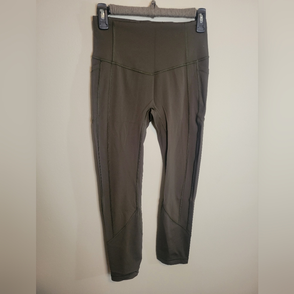 Lululemon All The Right Places Crop II - Sage